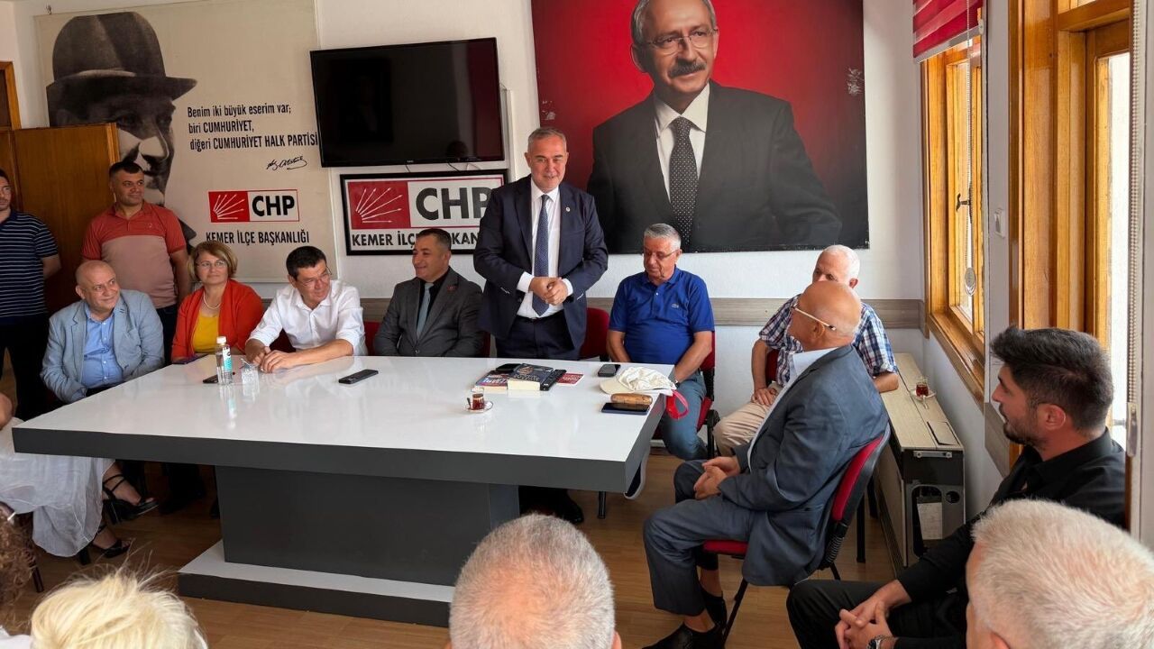 Kemer’de CHP heyeti görüşmede