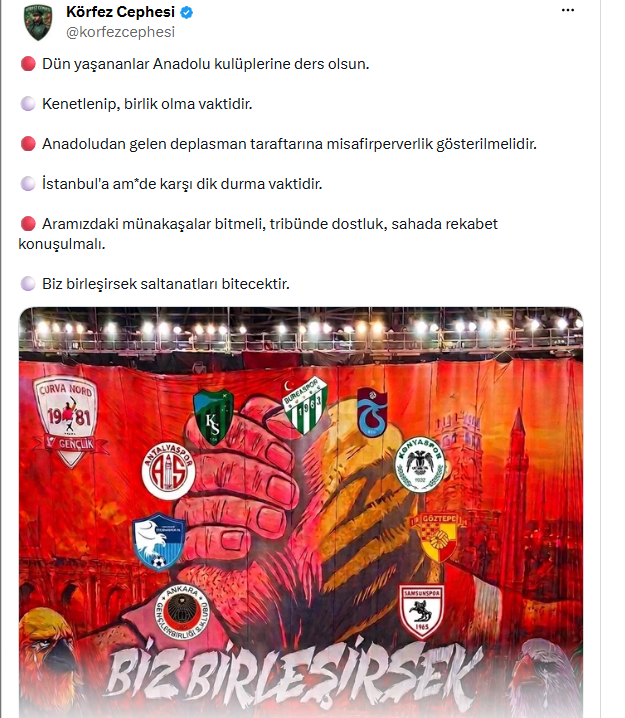 Antalya tribünlerinde taraftarların koreografi anı