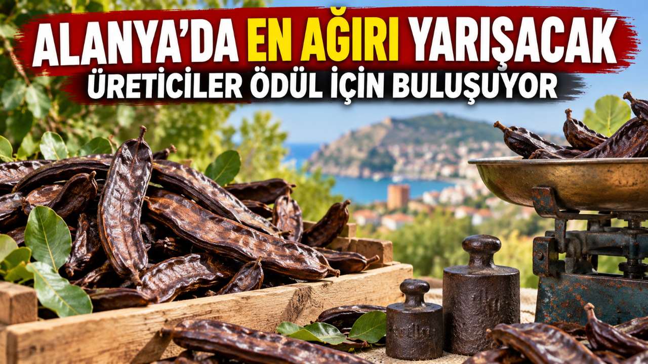 Alanya’da en ağır keçiboynuzu için yarışacaklar