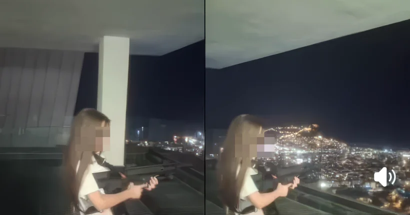 Alanya’da küçük çocuk silah benzeri nesneyle