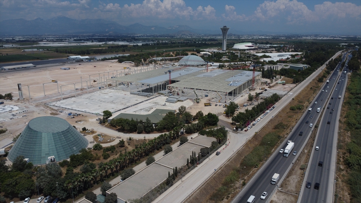 Antalya EXPO alanında hazırlık çalışmaları