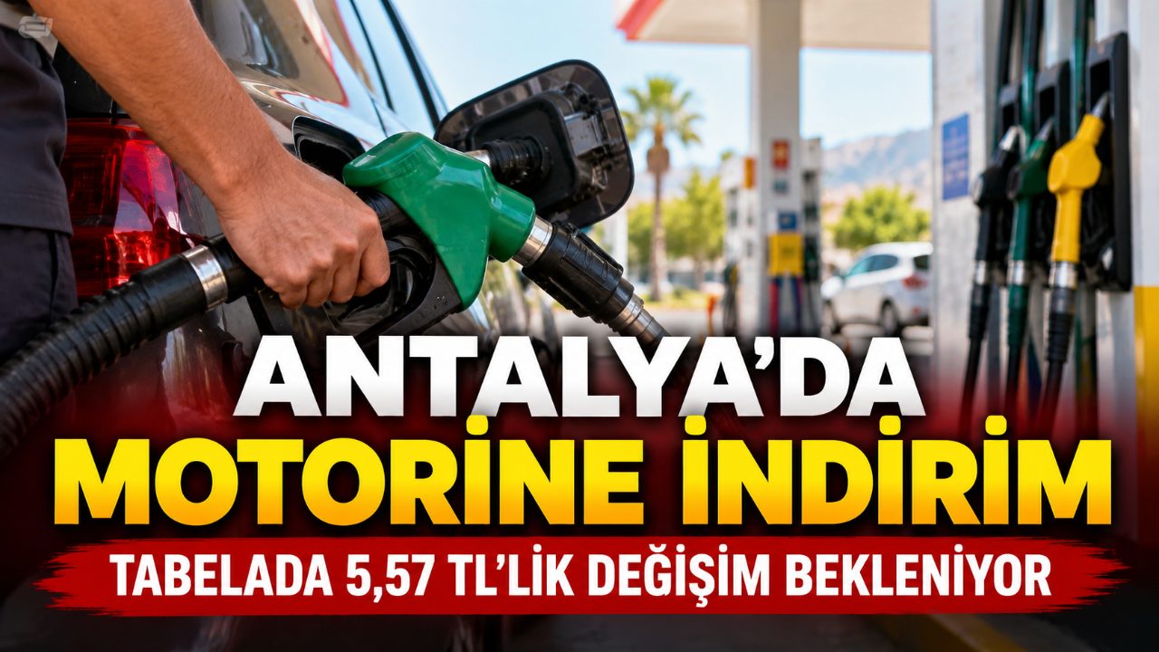 Antalya’da motorine 5,57 TL indirim bekleniyor