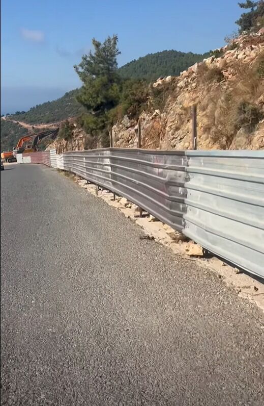 Alanya Tepe'de TOKİ şantiye alanı