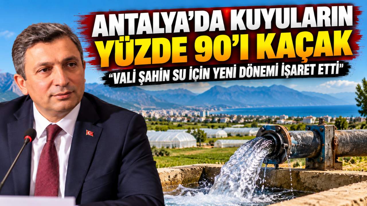 Antalya'da kaçak kuyu uyarısı: Oran yüzde 90