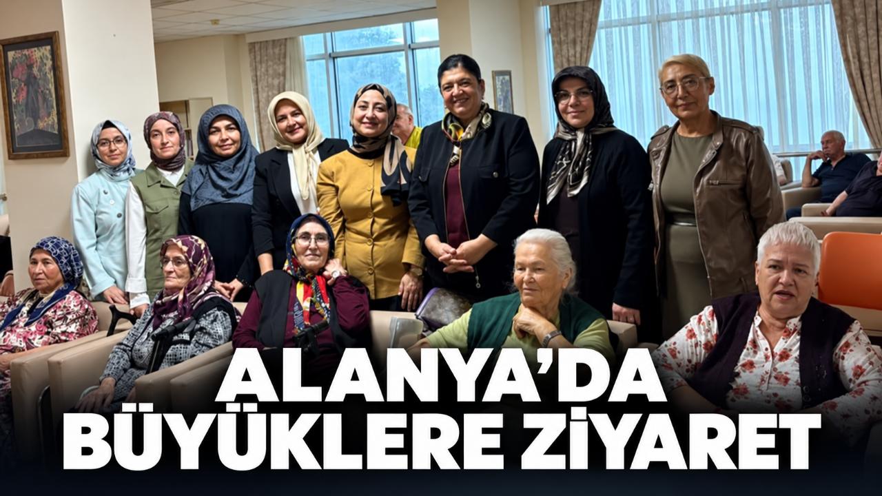 Alanya’da kadın kollarından ev ve huzurevi ziyaretleri