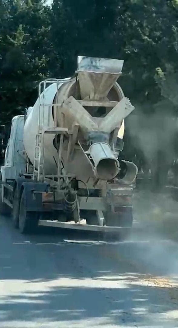Kepez’de yola harç döken beton mikserine 200 bin TL ceza