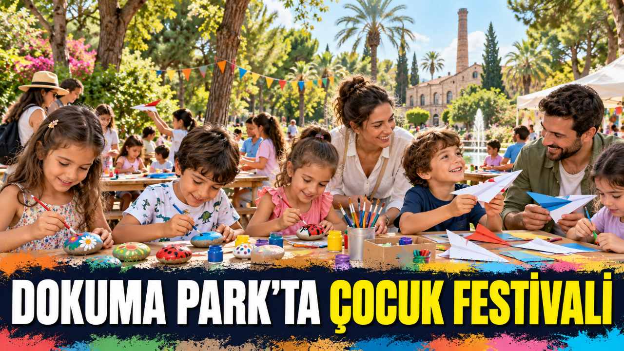 Antalya’da çocuk festivali aileleri Dokuma Park’ta buluşturdu