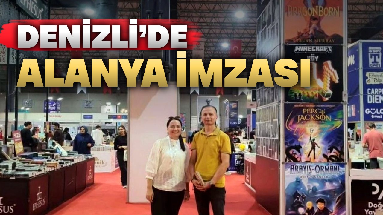 Denizli Kitap Fuarı’nda Alanyalı yazarlardan imza günü