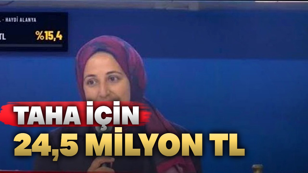 Alanya’da Taha için 24 milyon 567 bin TL toplandı
