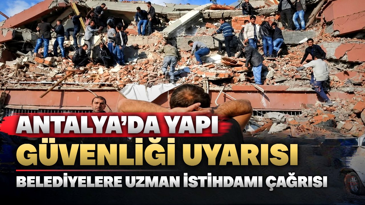 Antalya’da Van depreminin yıl dönümünde denetim çağrısı