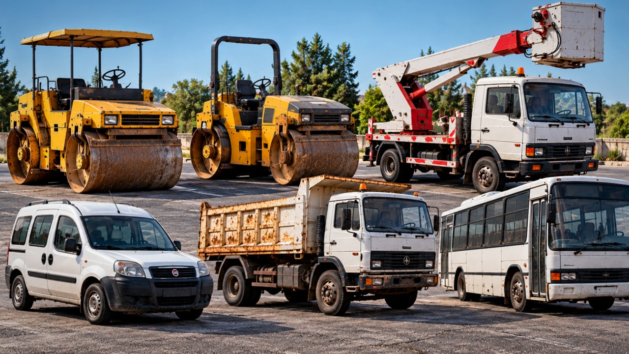 Alanya Belediyesi altı hizmet aracını satışa sunuyor