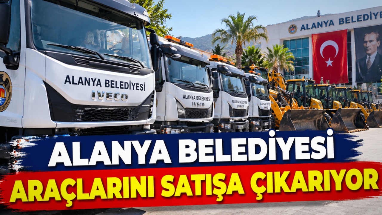 Alanya’da satış listesindeki araçların bedelleri açıklandı